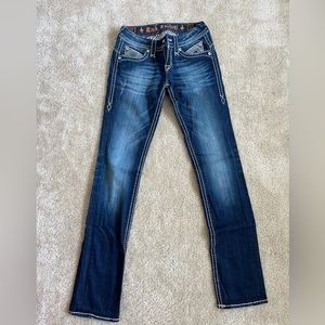 Rock Revival - Straight Leg Dark Blue Straight Leg Denim Jeans